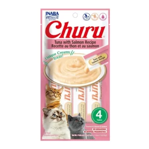 Churu para gatos – Snack cremoso sabor atún y salmón
