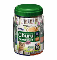 Envase de Nourish x 50 sabor atún y pollo, comida húmeda natural para gatos